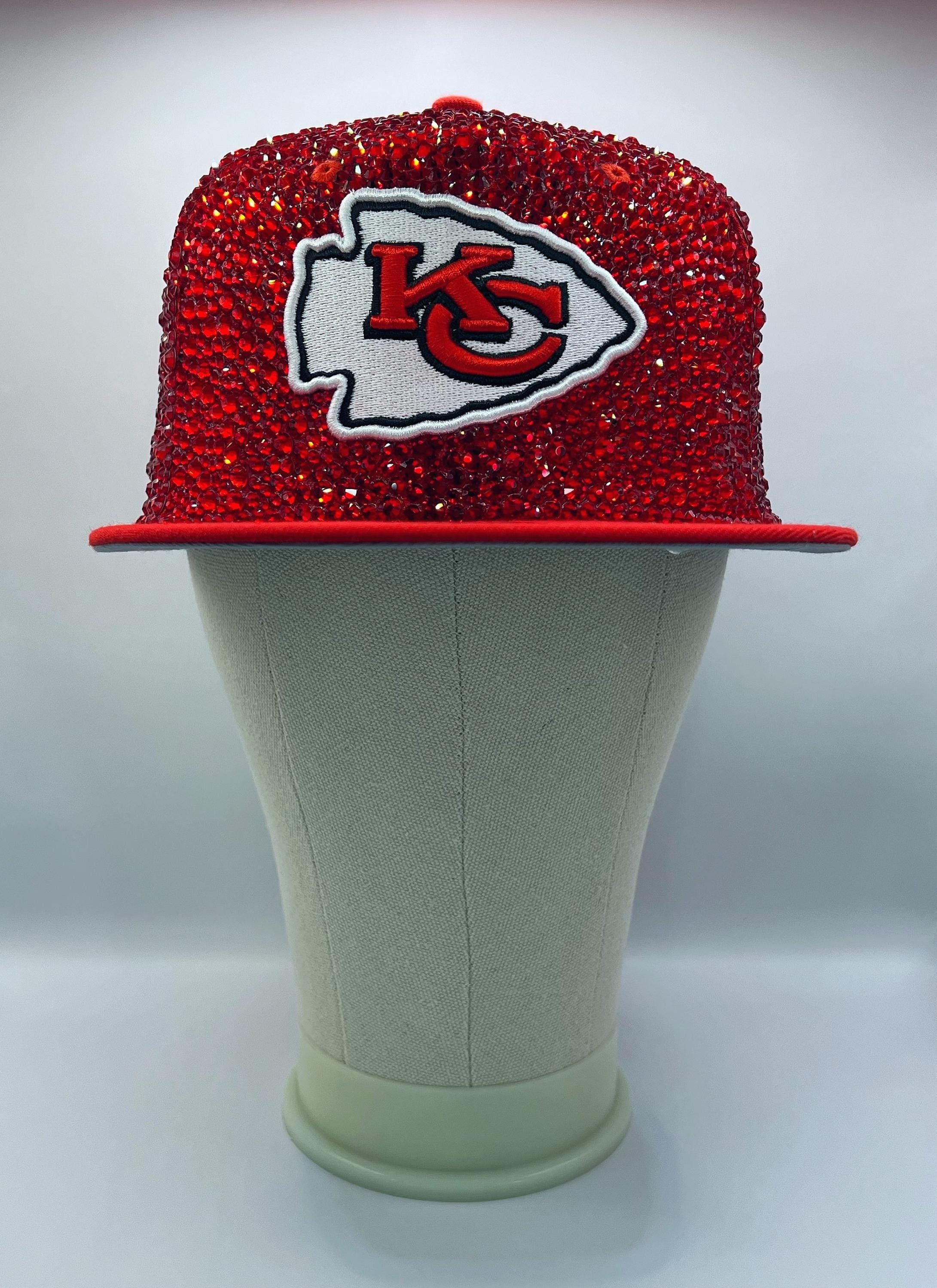 Kansas City Chiefs Rhinestone Hat (Premium)