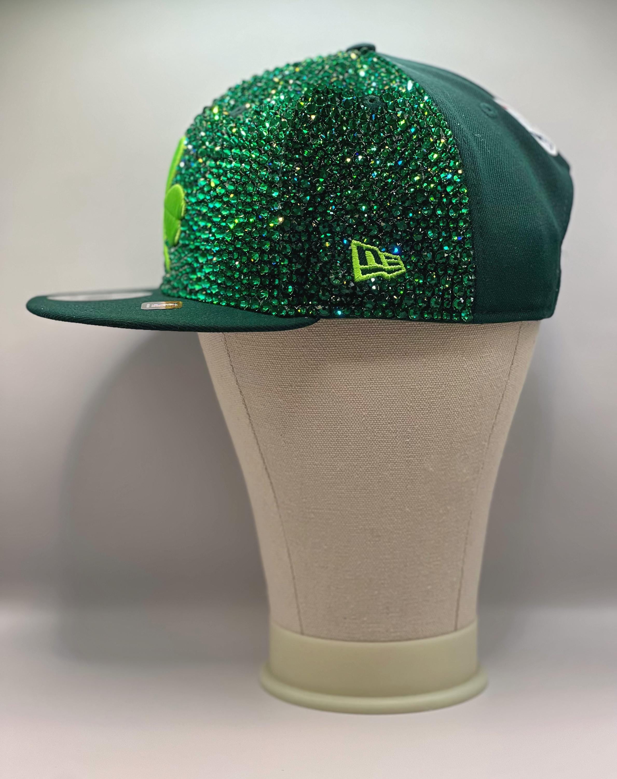 Boston Celtics Rhinestone Hat (Premium)