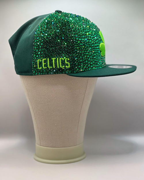 Boston Celtics Rhinestone Hat (Premium)